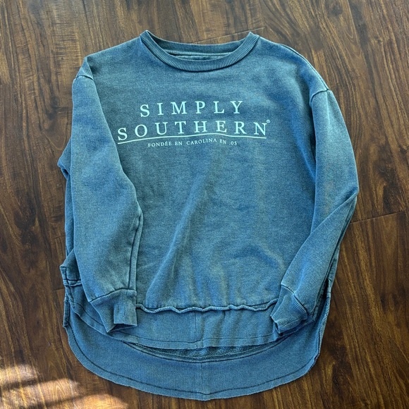 Simply Southern Blue Sweatshirt - Picture 1 of 2